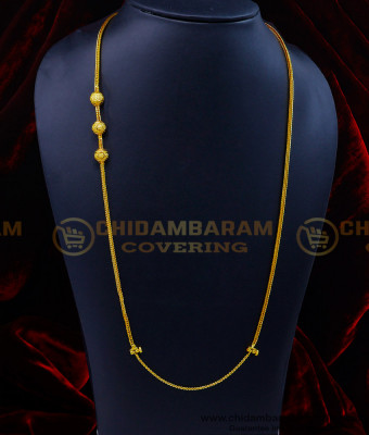 THN68-LG - 30 Inches Thali Connecting Chain Gold Design Screw Mugappu Chain Online