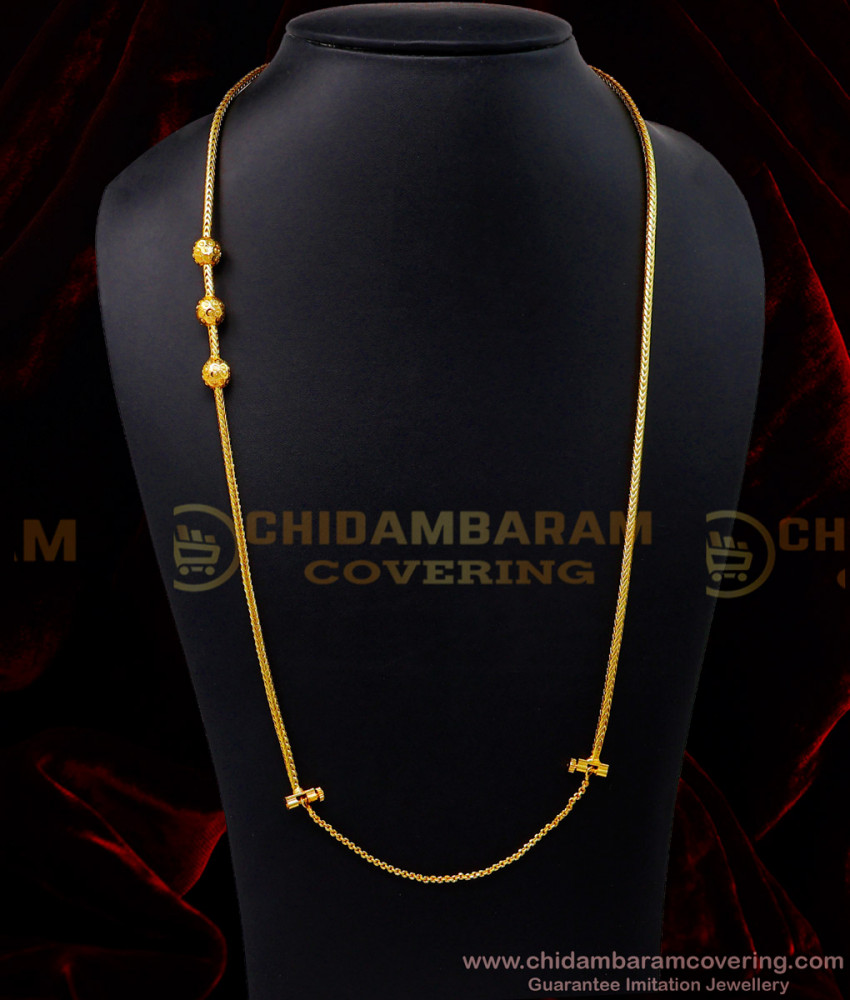 THN74-LG - 30 Inches Screw with Mugappu Thali Chain Design Online