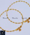 One Gram Gold Plated Heart Shape Payal Designs fancy payal design for girl