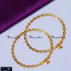 ANA1003 - 10 Inch One Gram Gold Daily Use Latest Payal Design