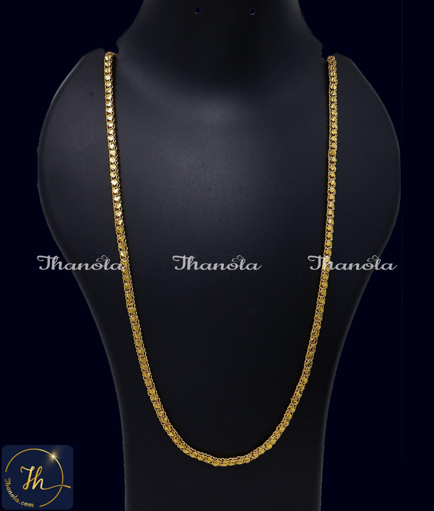 Heart Model Marriage Gold Chain Designs for Ladies Gold Plated Chain for women