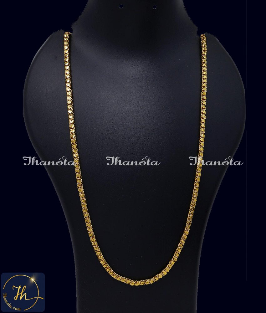Heart Model Marriage Gold Chain Designs for Ladies Gold Plated Chain for women