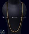 36 Inch Trendy 1 Gram Gold Plated Regular Use Box Chain Design Gold Box Chain design for women