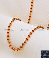 36 Inch Inch 1gm Gold Red Crystal Beads Long Chain for Ladies Crystal Chain for Women