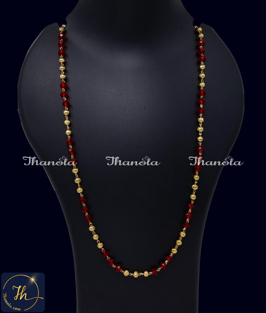 simple crystal beads jewellery designs