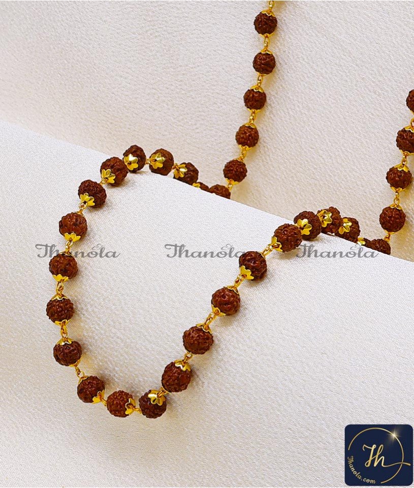 Micro Gold Plated Daily Use Ruthratcham Chain Design Ruthratcham chain for men