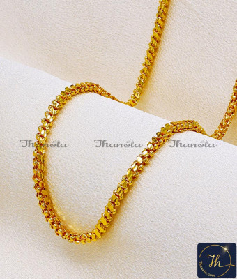 CHA1360-LG - 30 Inch Trending Gold Chain Designs Gold Covering Jewellery