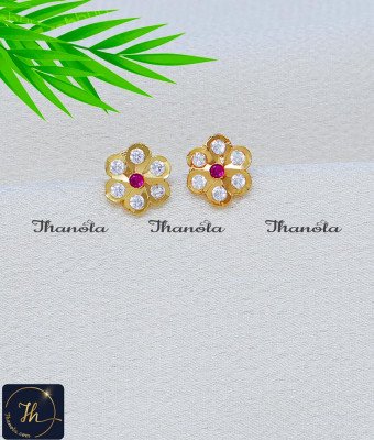 ERA2400 - Cute 7 Stone Stud Earrings Impon Jewellery Online Shopping ERA2400 - Cute 7 Stone Stud Earrings Impon Jewellery Online Shopping