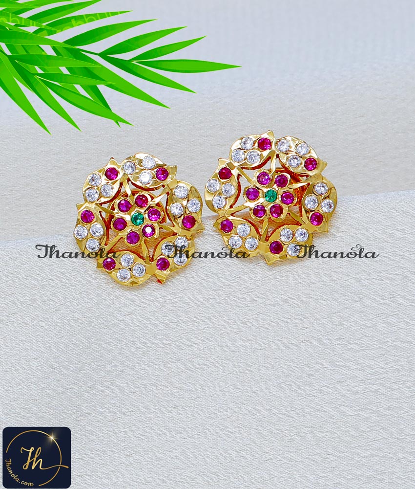 Panchaloha New Model Impon Earrings Studs for Women earrings studs artificial