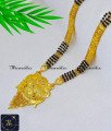 Long Modern Traditional Gold Hindu Mangalsutra Design mangalsutra chain