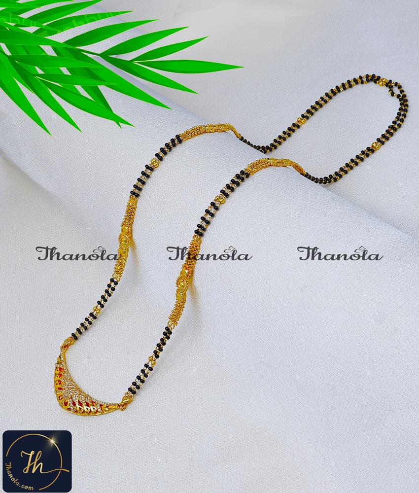 New Artificial Diamond Pendant Long Mangalsutra Design Mangalsutra chain design Latest