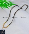 Elegant Stone Pendant Simple North Indian Wedding Chain modern north indian mangalsutra