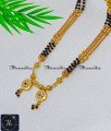 Hindu Ad Stone Double Wati Mangalsutra 3 Line Long Chain wati mangalsutra design long