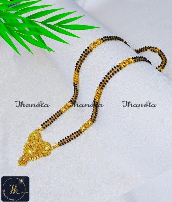 BBA1135 - New Nallapusalu Chain Forming Gold Plated Mangalsutra