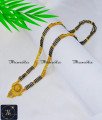 Latest Long Black Beads Gold Chain Designs Mangalsutra 1 gram gold jewellery for wedding