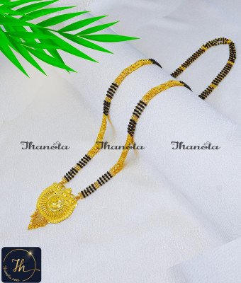 BBA1142 - Forming Gold Hindu Wedding Long Mangalsutra Design