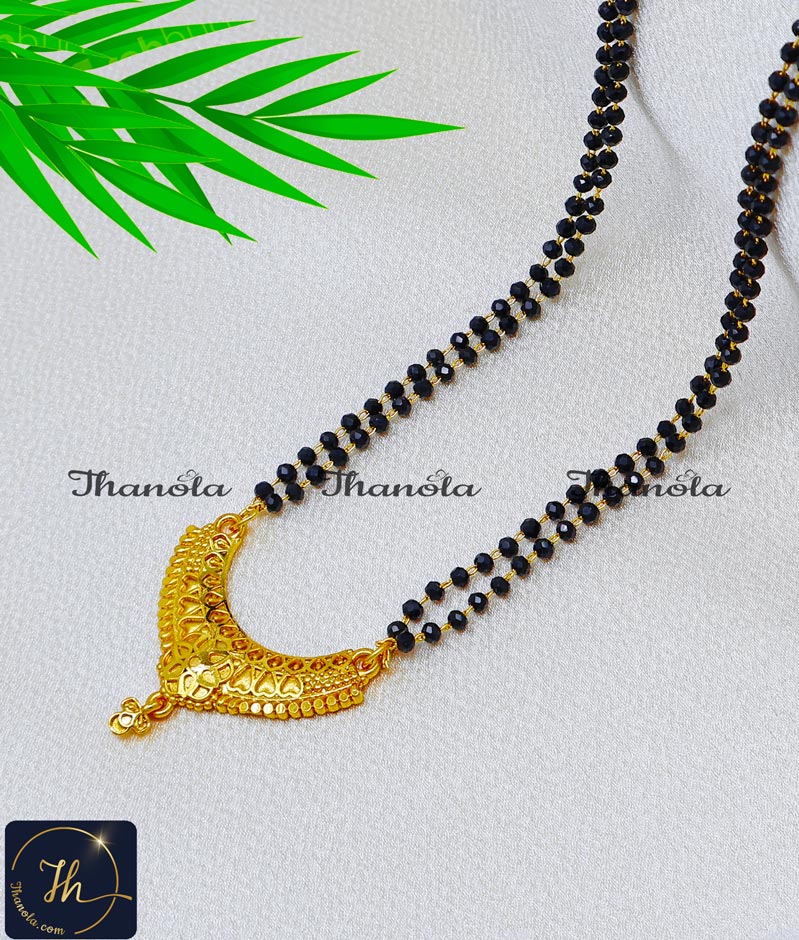 Mangalsutra Designs 1 Gram Gold Jewellery for Wedding short mangalsutra design