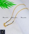 Gorgeous Diamond Stone Short Modern Mangalsutra Design gold hindu mangalsutra design