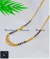 Stunning Gold Diamond Daily Wear Mangalsutra Design short diamond mangalsutra design