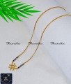 Charming White Stone Pendant Modern Mangalsutra Design stylish mangalsutra design