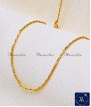 yellow gold simple chain for women