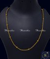 Gold Plated Jewellery Daily Wear Gold Ball Chain Design 1 gram gold jewellery near me