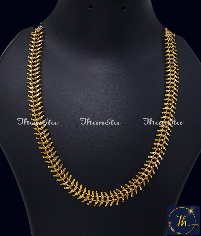 Double Side Leaf Model Fancy Gold Chain Designs for Ladies chain design for women gold latest
