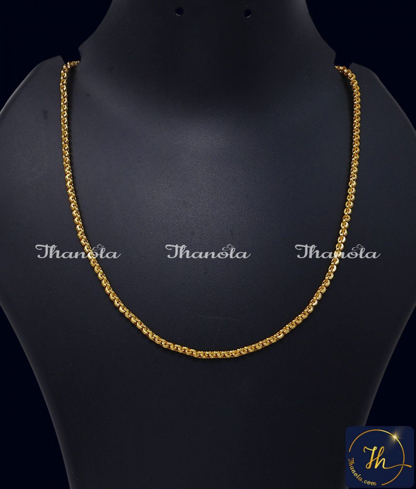 Traditional Gold Chain Design 1 Gram Gold Jewellery Online 1 gram gold chain for ladies