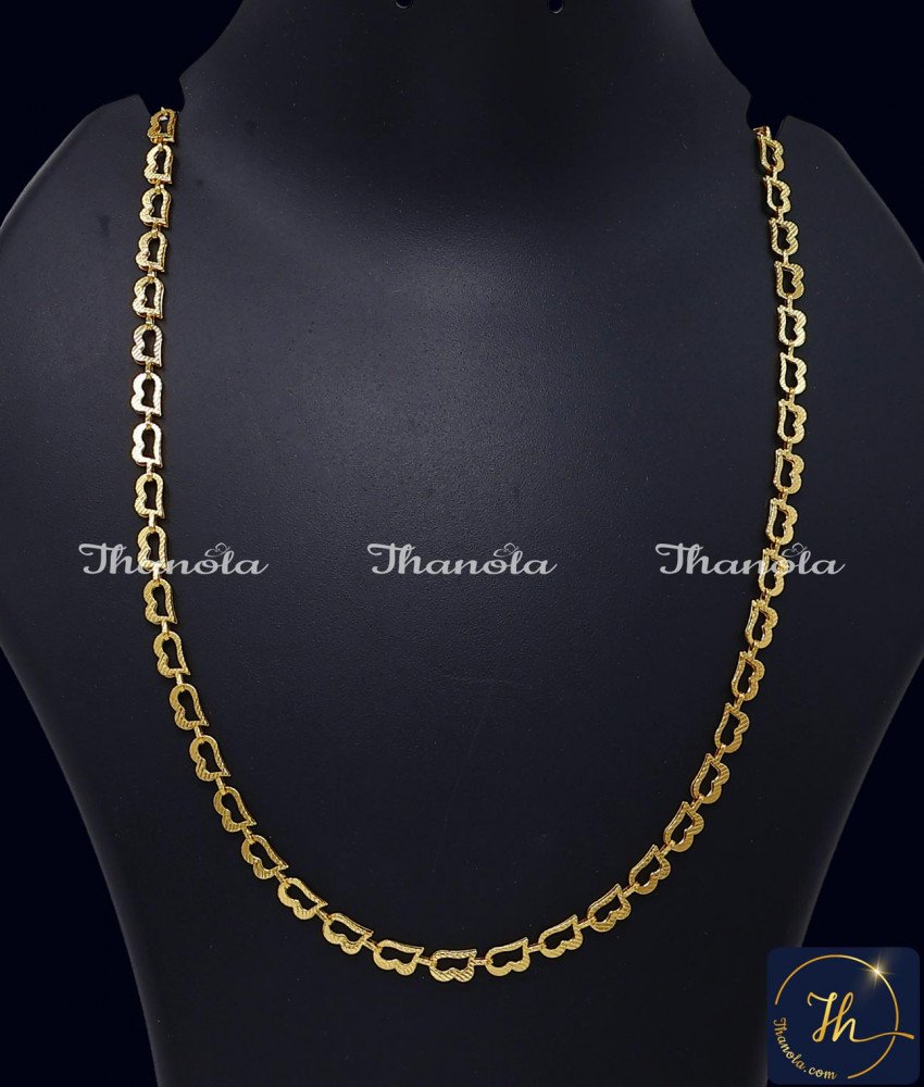 New Model Small 1 Gram Gold Chain Design for Women 1 gram gold chain designs with price