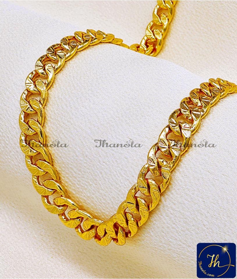 1 Gram Gold Plated Thick Cuban Link Chain for Men thick gold chain design for men
