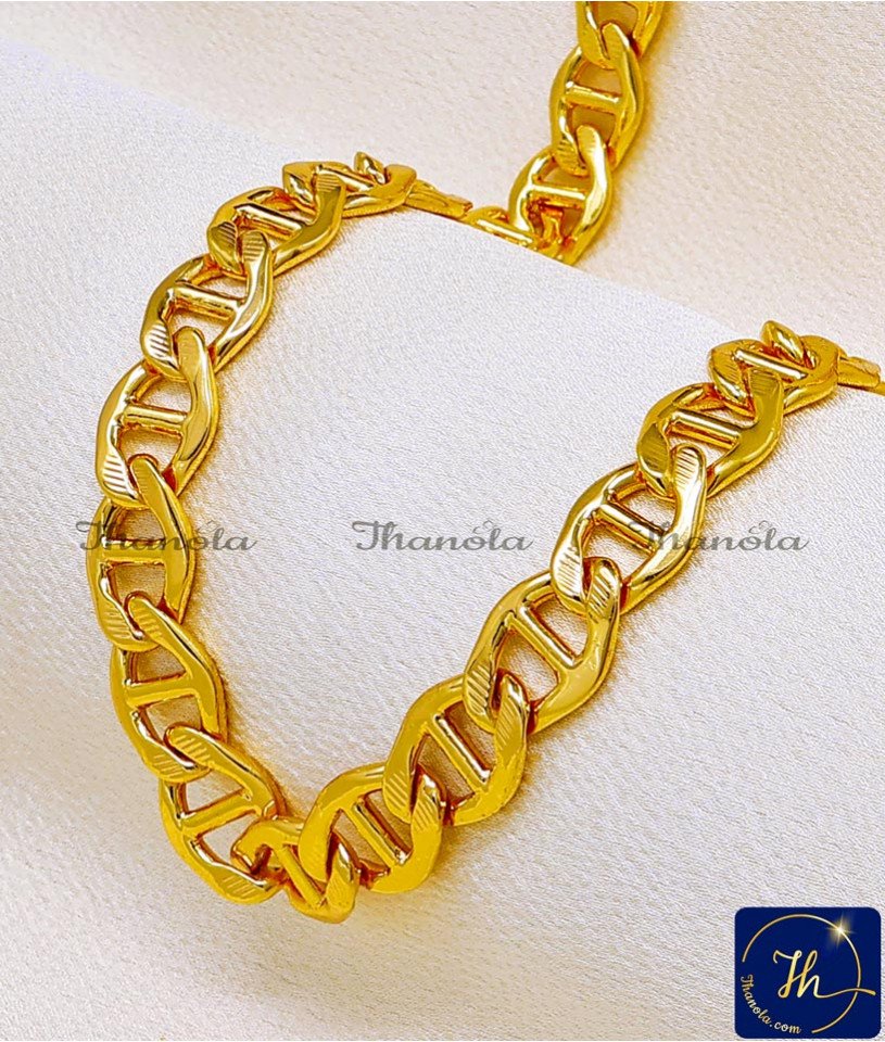 Premium Gold Plated Chain with Guarantee for Men gold plated chain with guarantee for men