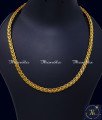 Premium Quality Stylish 1 Gram Gold Chain for Men Chidambaram Gold Covering Chain