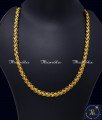 Traditional 1 Gram Gold Lotus Chain Design for Daily Use men new lotus chain design