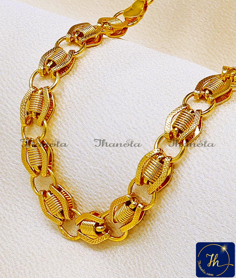 Imitation Jewellery Latest Gold Chain Design for Men gold plated heavy chain for men