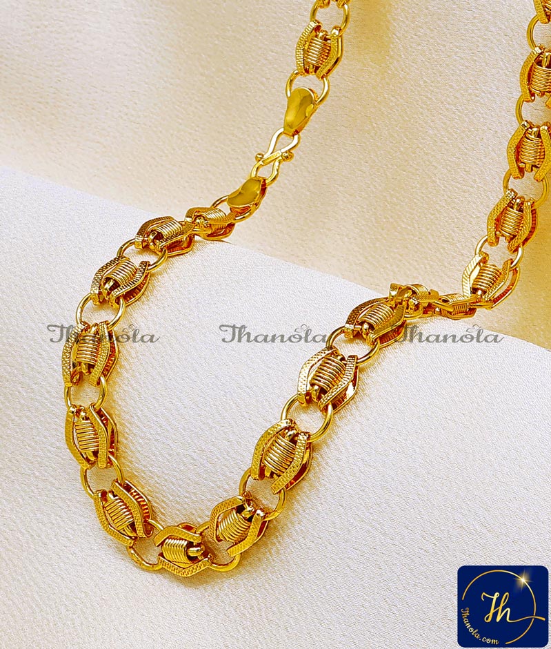 Imitation Jewellery Latest Gold Chain Design for Men gold plated heavy chain for men