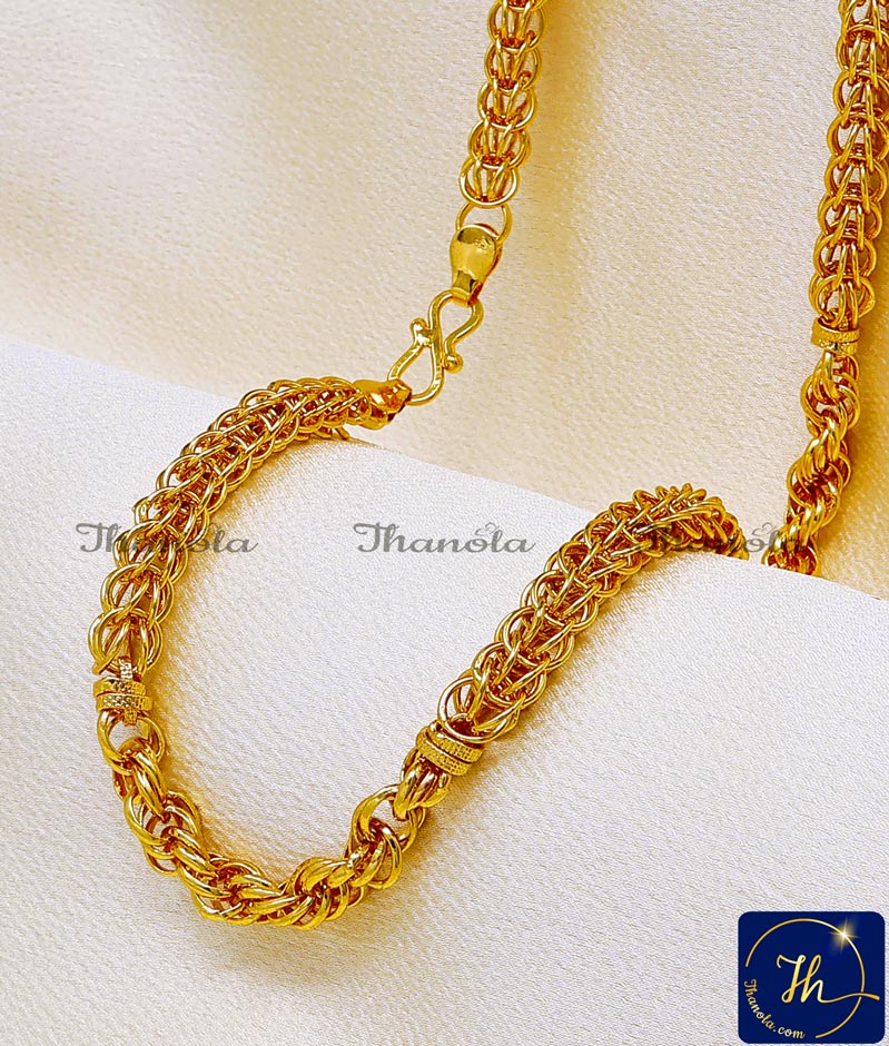 Stylish New Daily Wear Gold Imitation Chain for Men imitation chain for men