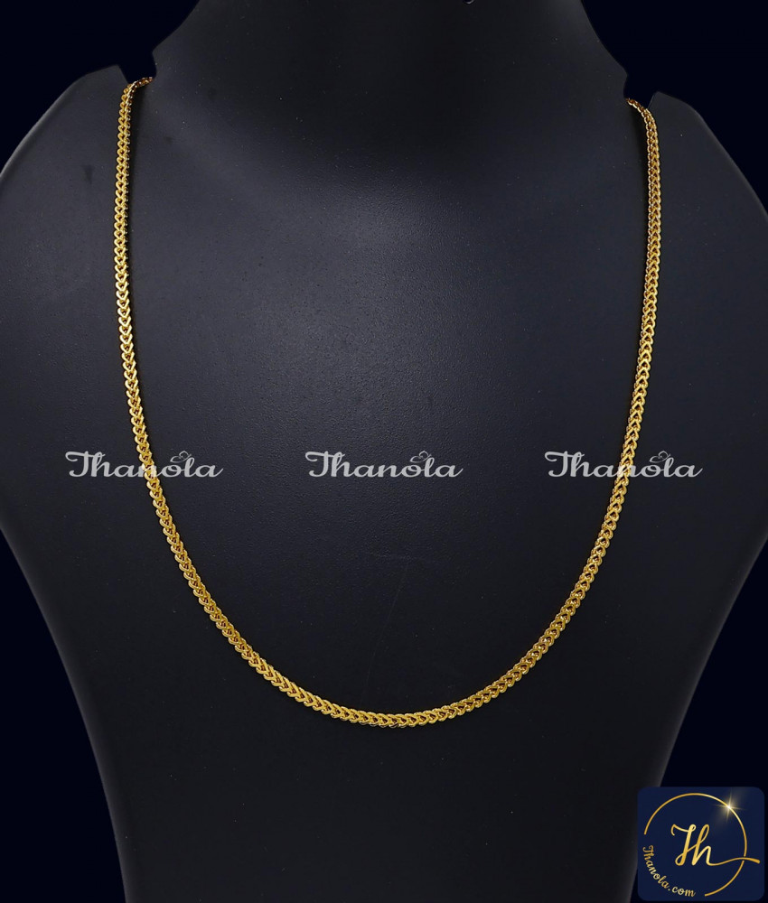 New Model Daily Wear Gold Imitation Chain for Women Best artificial jewellery online