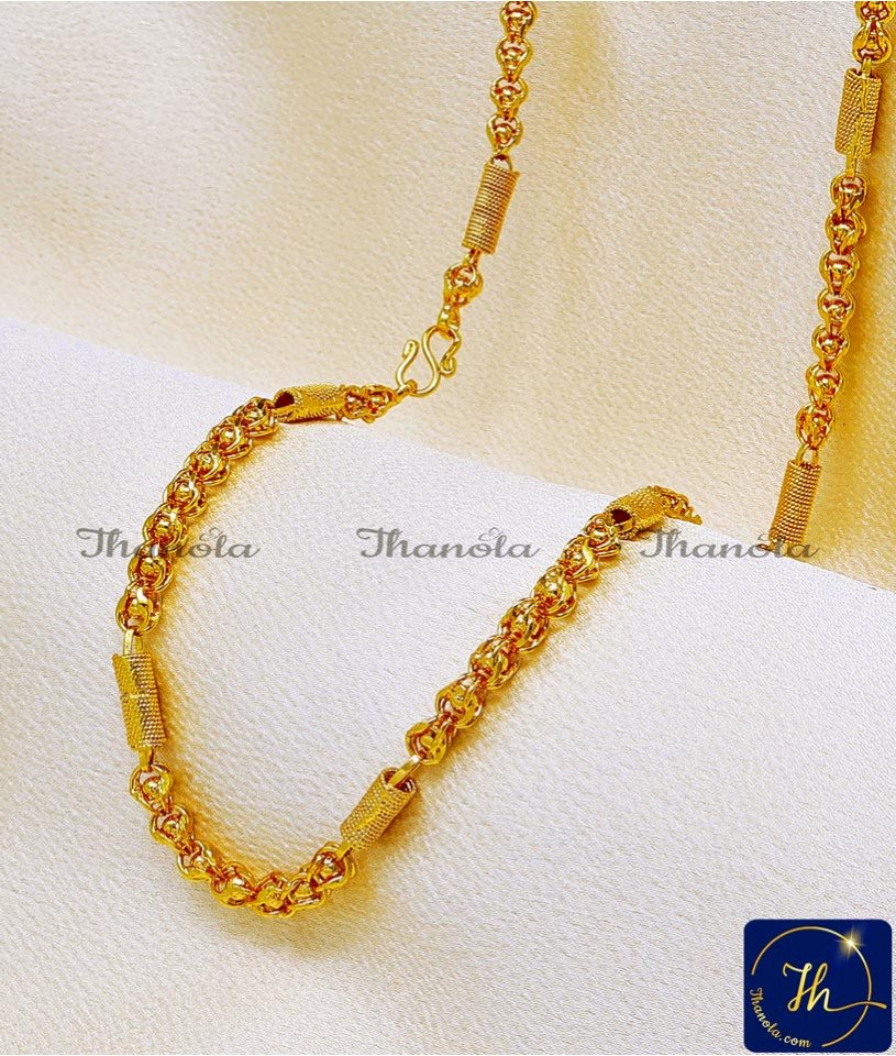 Latest Gold Plated Chain with Guarantee for Men unique mens gold chain design