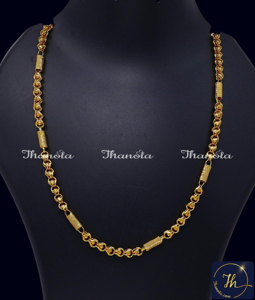 Latest Gold Plated Chain with Guarantee for Men unique mens gold chain design