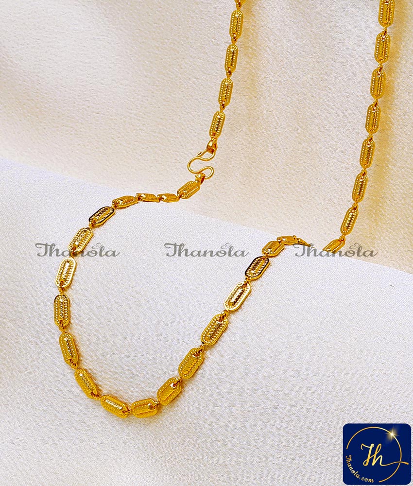 Latest Light Weight Yellow Gold Daily Wear Chain stylish gold chain design for female