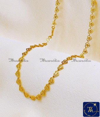 SHA1121 - Latest Light Weight Heart Design Short Chain for Women