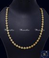 1 Gram Gold Heart Model Beads Chain for Ladies simple beads chain designs