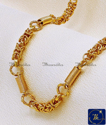 SHA1127 - New Fashion Gold Plated Daily Wear Small Chain for Men