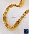 One Gram Gold Fashion Jewellery Short Chain for Men Real gold look with premium gold plating chain for men