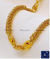 Golden Edge Premium 1 Gram Gold Short Chain for Men yellow gold thick short chain men