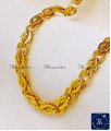 Gold Plated Jewellery with Guarantee Daily Use Chain for Men Heritage Gold Look Short Chain
