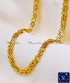 Gold Plated Jewellery with Guarantee Daily Use Chain for Men Heritage Gold Look Short Chain
