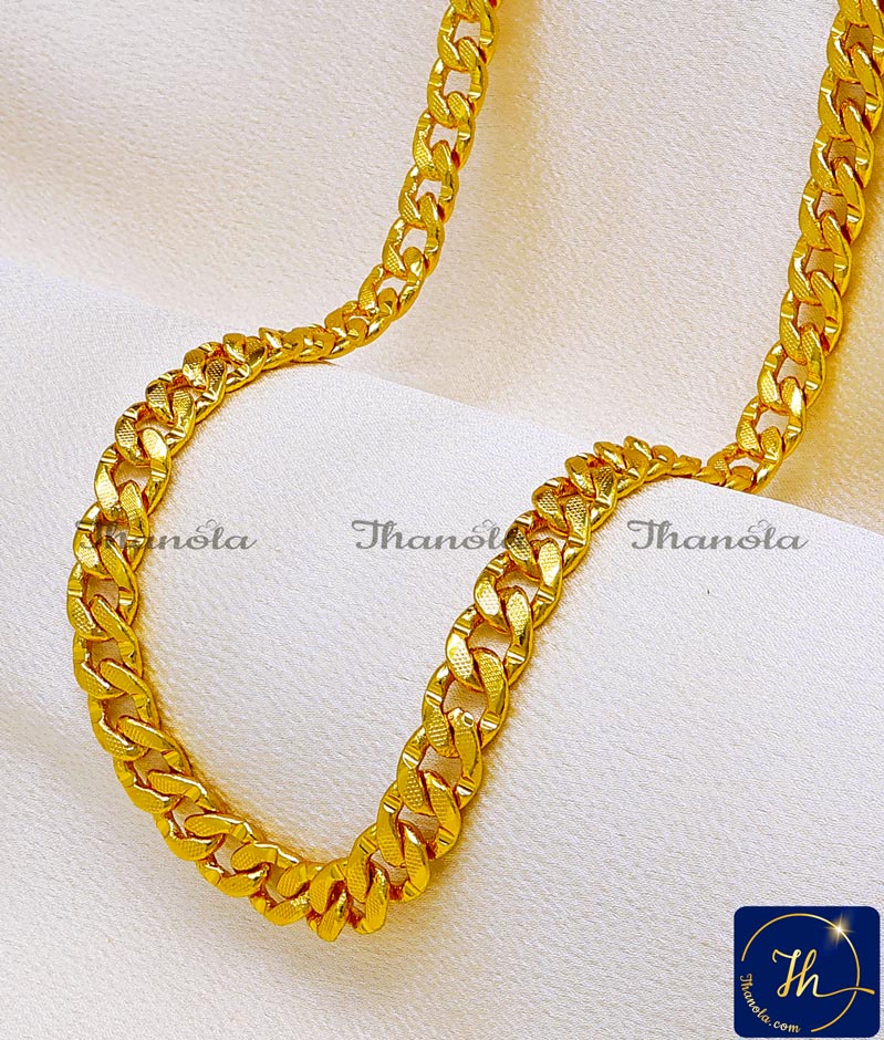 Classic and Elegant Real Gold Look One Gram Gold Chain one gram gold chain for daily use