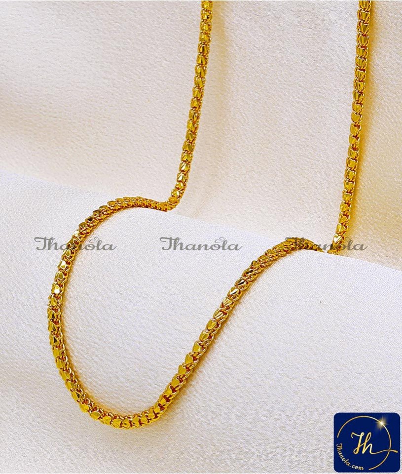 1 gram gold chain design for women