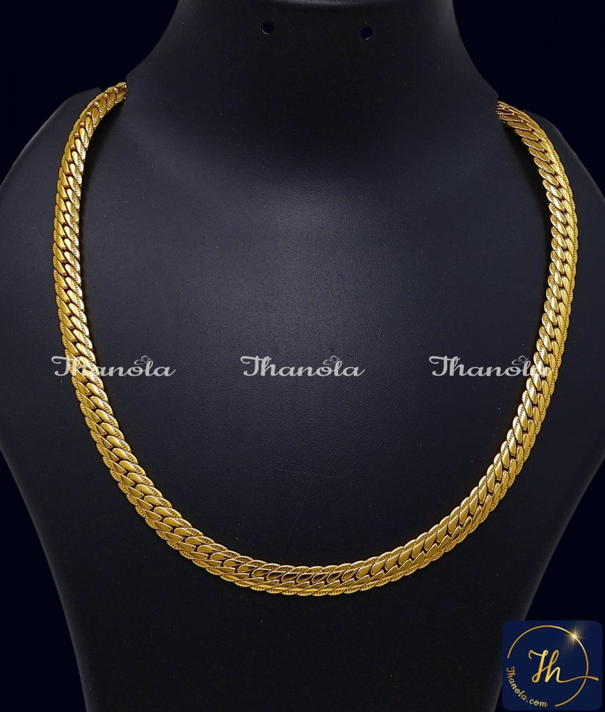 Elegant Style Premium Gold Plated Neck Chains for Men Chain for Men Online